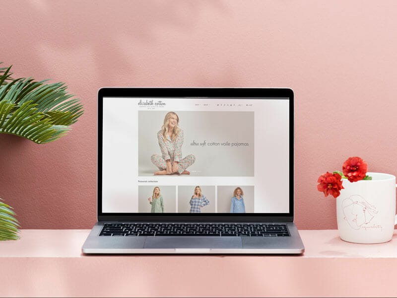 Elizabeth Cotton eCommerce Shopify Website
